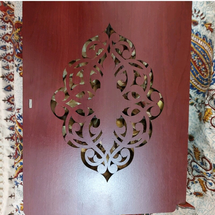 محصول نمونه تستی آجیل جعبه هدیه و پذیرایی لاکچری 1200 گرمی